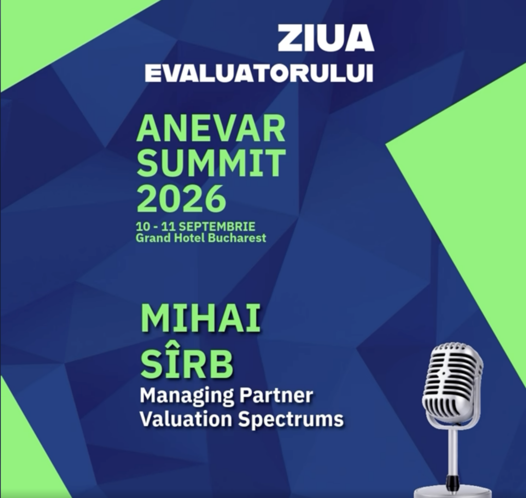 Mihai Sirb, speaker la ANEVAR SUMMIT 2026 – Ziua Evaluatorului anunt speaker anevar